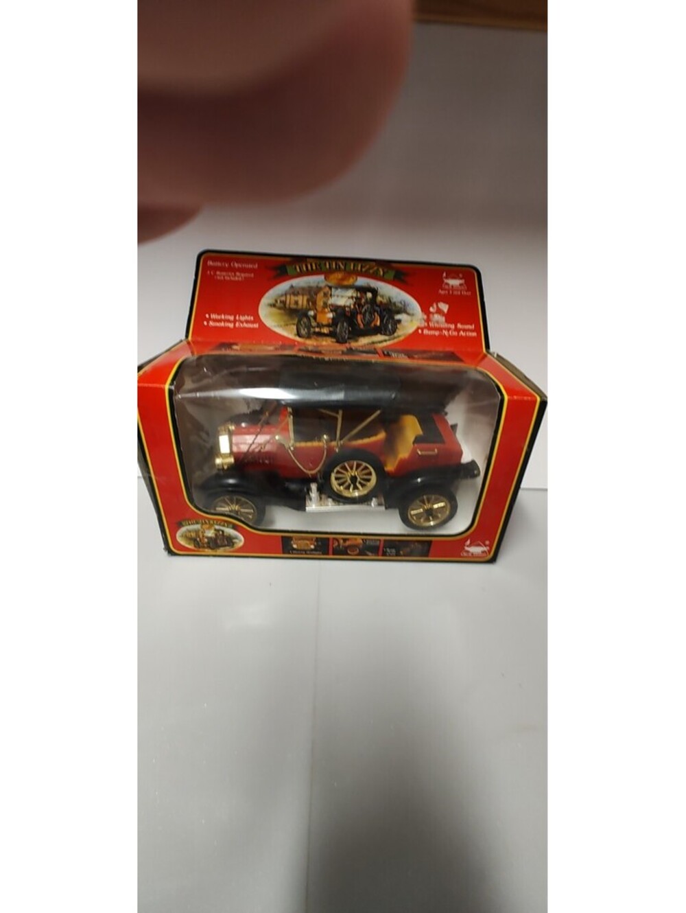 New Bright Tin Lizzy 1914 Ford Model T No. 438 Battery Operated w/ Box